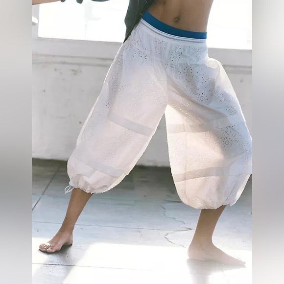 FP Movement Gonna Love Me Eyelet Pants/White Combo - Picture 4 of 16